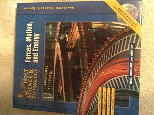 Book Holt Science & Technology: Forces, Motion, and Energy, Teacher's Edition free