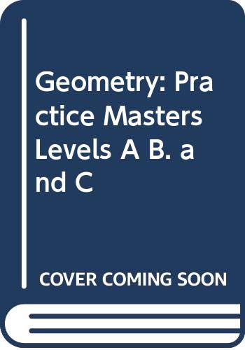 Book Geometry: Practice Masters, Levels A, B. And C free
