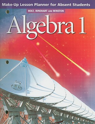 Book Algebra 1 Make-up Lesson Planner For Absent Students free