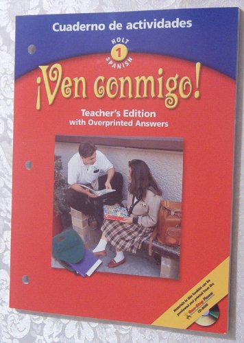 Book Ven Conmigo! Level 1: Cuaderno de actividades (Teacher's Edition with Overprinted Answers) free