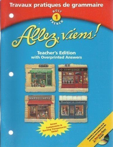 Book Allez Viens! - Teacher's Edition: Level 1 Travaux Pratiques De Grammaire (french Edition) free