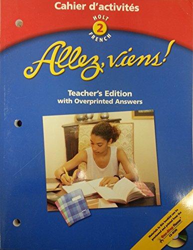 Book Allez Viens! Holt French, Level 2, Vol. 2: Cahier d'activites (English and French Edition) free