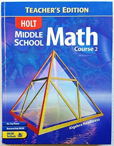 Book Holt Middle School Math, Course 2: Algebra Readiness Teacher Edition free