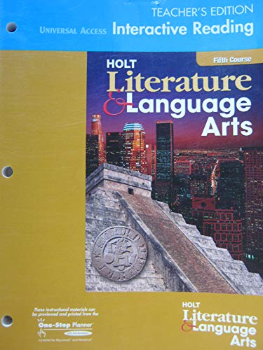 Book Holt Literature and Language Arts California: Teacher Edition Universal Access Interactive Reader Grade 11 free