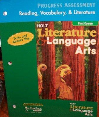 Book Holt Literature & Language Arts, 1st Course: Progress Assessment- Reading, Vocabulary, & Literature free