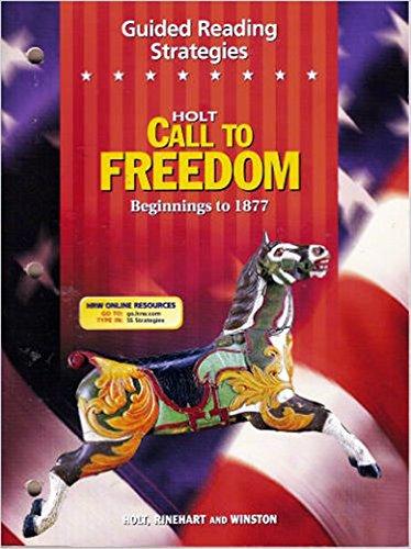 Book Call to Freedom: Guided Reading Strategies Grade 7 free