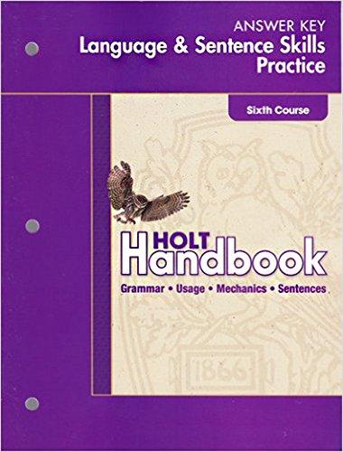 Book Language And Sentece Skills Practice - Sixth Course - Answer Key free