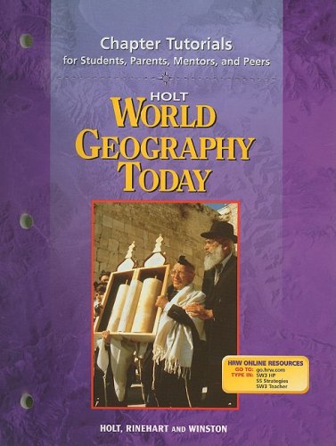 Book World Geography Today Tutorials Grade 9 (world Geogrphy Today 2003) free