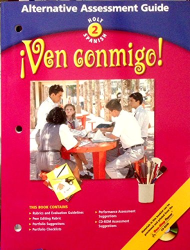 Book Ven Conmingo! Holt Spanish, Level 2: Alternative Assessment Guide (English and Spanish Edition) free