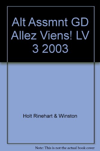 Book Alt Assmnt GD Allez Viens! LV 3 2003 free