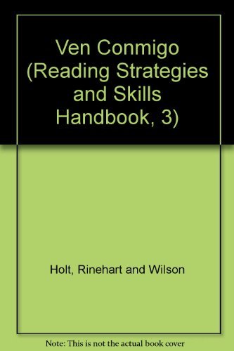 Book Ven Conmigo (reading Strategies And Skills Handbook, 3) free