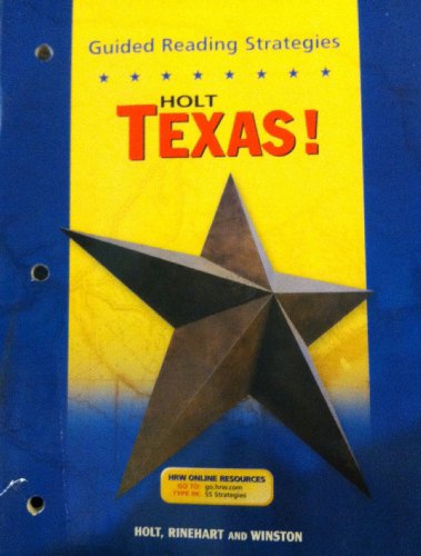 Book Holt Texas! Texas: Guided Reading Strategy free