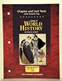 Book Chapter and Unit Tests for Holt World History: The Human Journey free