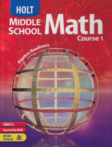 Book Holt Middle School Math: Student Edition Course 1 2004 free