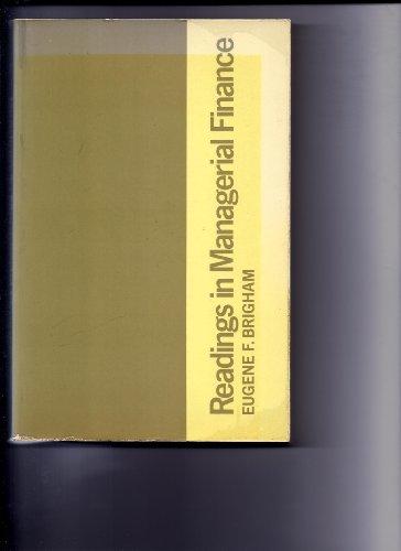 Book Readings in managerial finance, free Book Readings in managerial finance, free