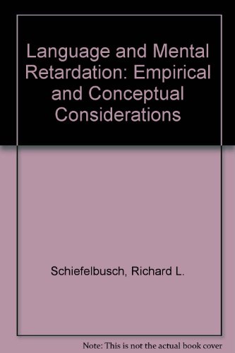 Book Language and Mental Retardation: Empirical and Conceptual Considerations free