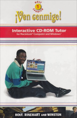 Book Holt ?Ven conmigo!: Interactive CD-ROM Program Level 1 free
