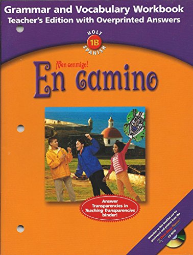 Book En Camino - Ven Conmigo! - Holt 1b Spanish - Grammar And Vocabulary Workbook free