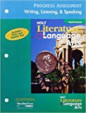 Book Holt Literature And Language Arts California: Progress Assessment Of Wls Grade 10 free