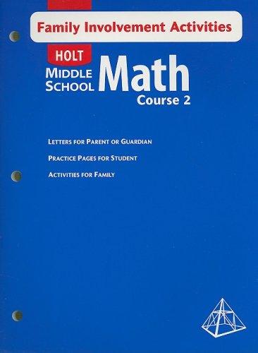 Book Holt Mathematics: Family Involvement Activities Course 2 free