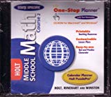 Book Holt Middle School Math: One-stop Planner Withtest And Practice Generator Cd-rom Course 2 free