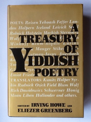 Book A treasury of Yiddish poetry free
