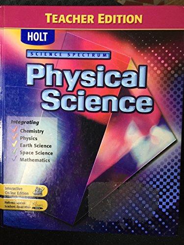 Book Holt Science Spectrum: Physical Science, Teacher's Edition free