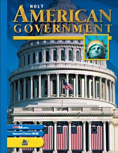 Book Holt American Government-unit Tests And Unit Lab Activities With Answer Key free