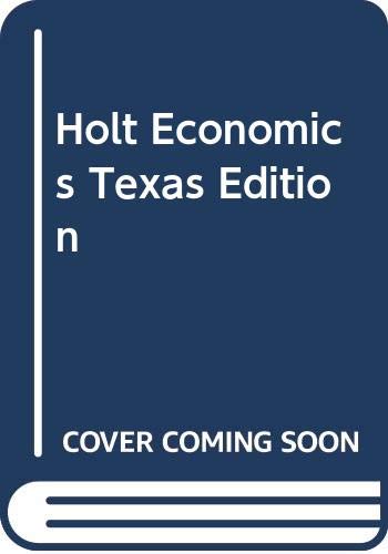 Book Holt Economics, Texas Edition free