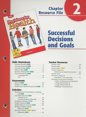 Book Decisions For Health Red Chptr. 2 : Successful Decisions free