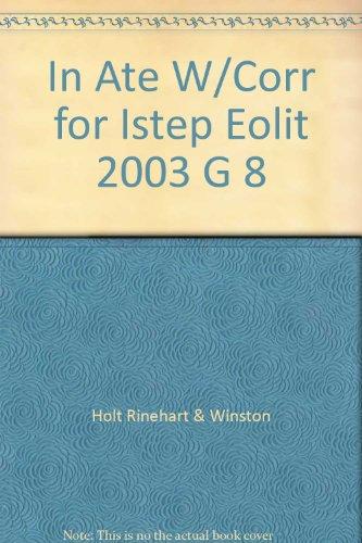 Book In Ate W/corr For Istep Eolit 2003 G 8 free