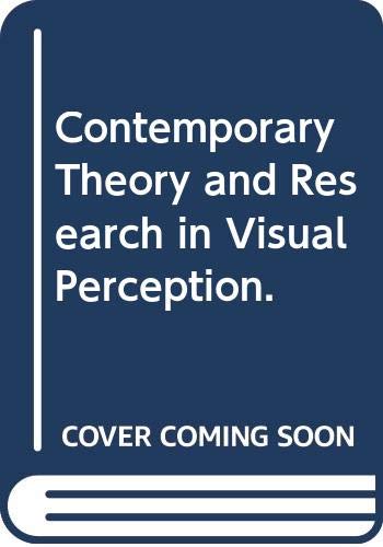 Book Contemporary Theory and Research in Visual Perception. free