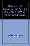 Book The Holt Reader: An Interactive WorkText (Elements of Literature, 6th Course, Grade 12) free
