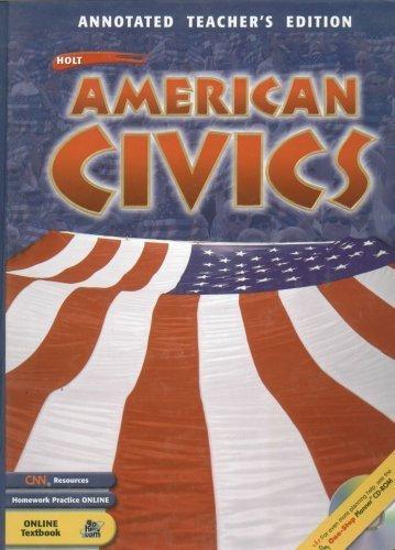 Book Holt American Civics: Annotated Teacher's Edition free