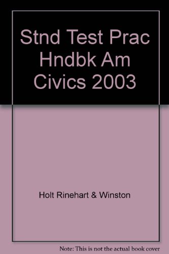 Book Stnd Test Prac Hndbk Am Civics 2003 free