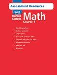 Book Holt Middle School Math: Course 1 - Assessment Resources with Answer Key free