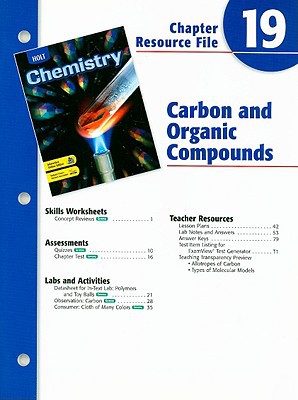 Book Holt Chemistry Chapter 19 Resource File: Carbon And Organic Compounds free