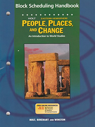Book Block Sched Hndbk Pp&change 2003 East free