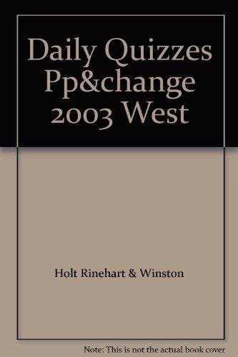 Book Daily Quizzes Pp&change 2003 West free