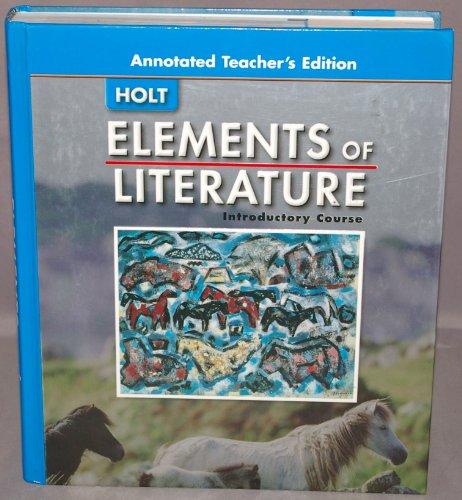 Book Elements Of Literature 2005: Introductory Course/ Grade 6: Annotated free