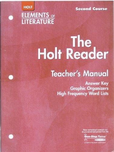 Book Elements of Literature: Teacher Material Reader Second Course free