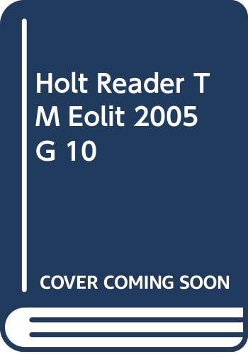 Book The Holt Reader Teacher's Manual- Fourth Course (Holt Elements of Literature) free
