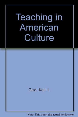 Book Teaching In American Culture free