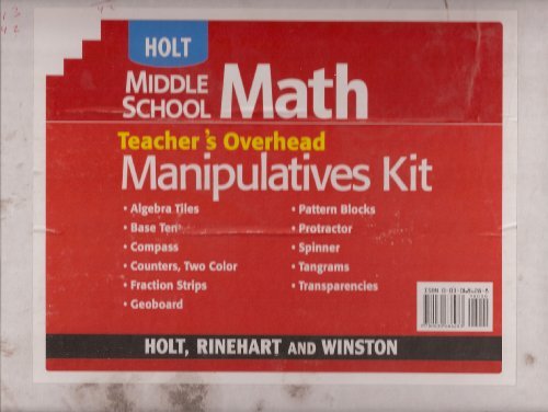 Book Holt Mathematics: Teacher's Manipulatives Kit Grade 6 free