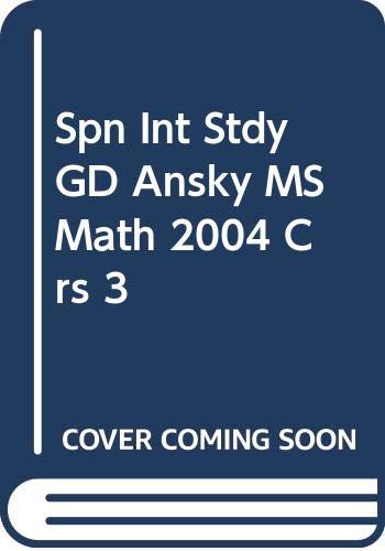 Book Holt Middle School Math Interactive Study Guide Workbook With Answer Key, Course 3 free