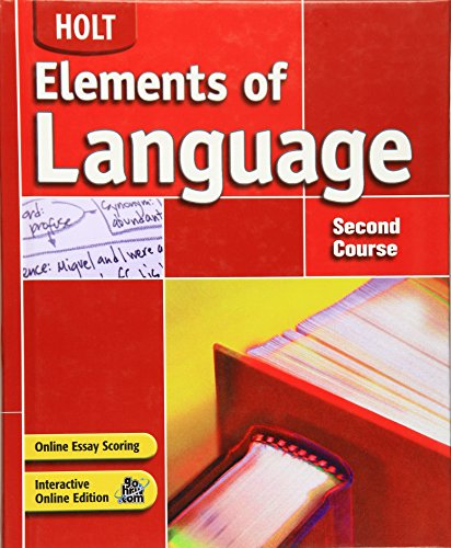 Book Elements of Language: Student Edition Grade 8 2004 free