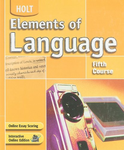 Book Elements of Language: Fifth Course free