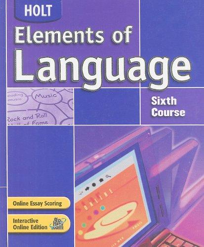 Book Elements of Language: Sixth Course free