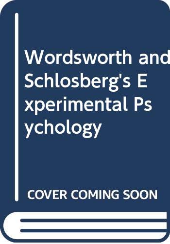 Book Woodworth & Schlosberg's Experimental psychology free
