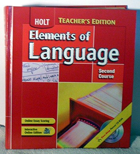 Book Elements of Language, 2nd Course, Grade 8, Teacher's Edition free